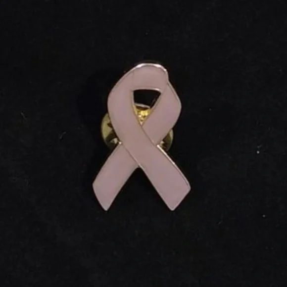 Alzheimer's Awareness Ribbon Lapel Pin – Purple & Gold Pewter Pin